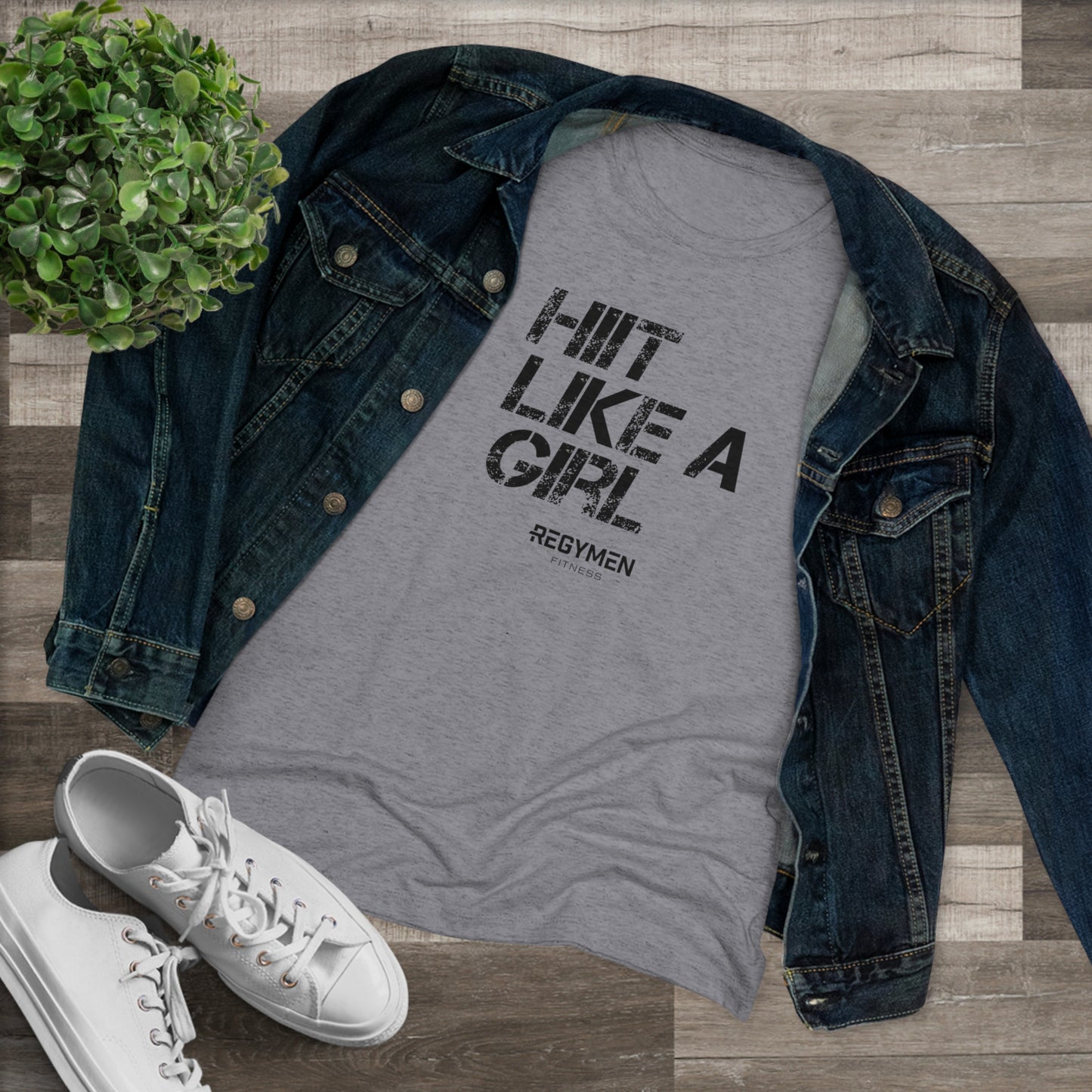 HIIT Like a Girl - Women's Triblend Tee