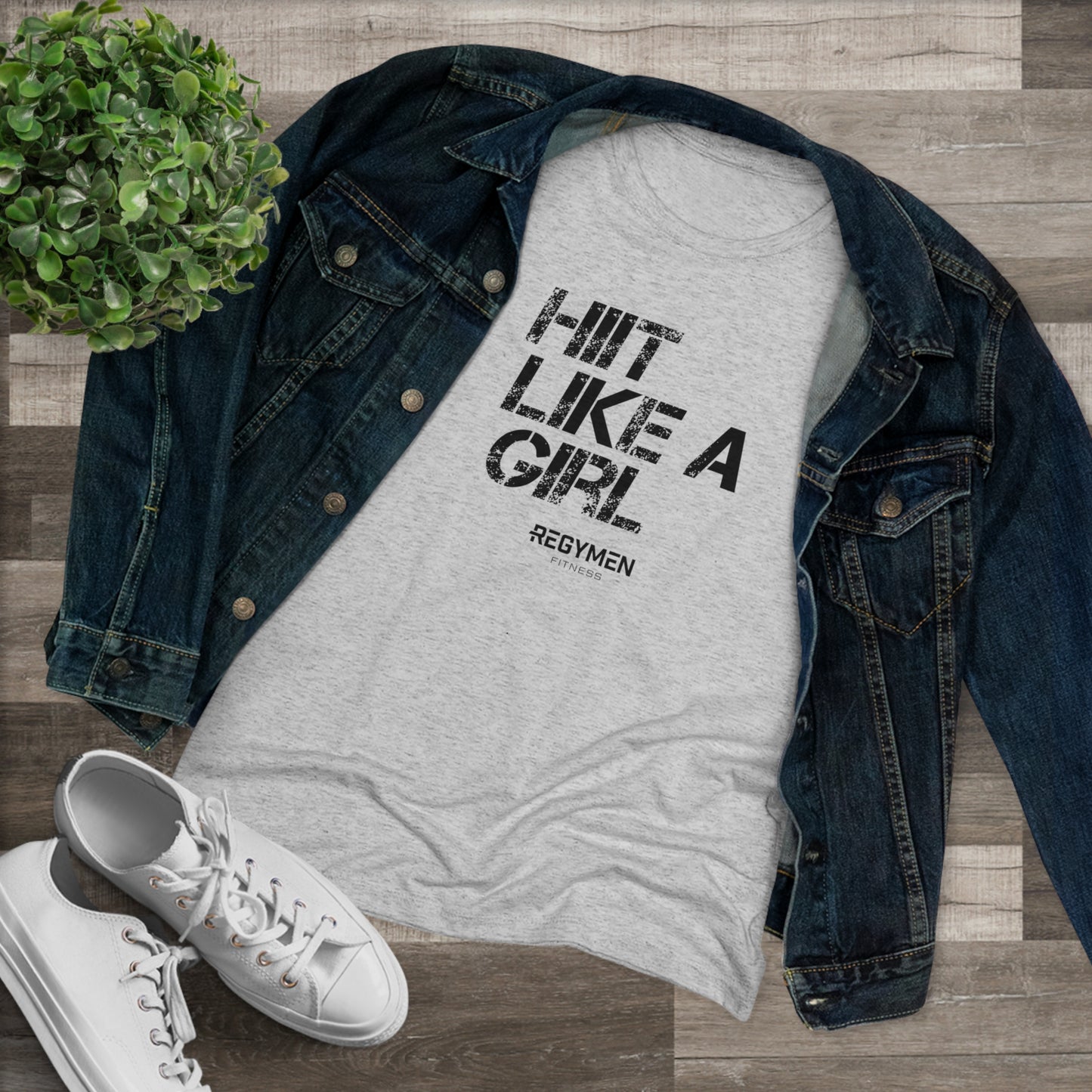 HIIT Like a Girl - Women's Triblend Tee