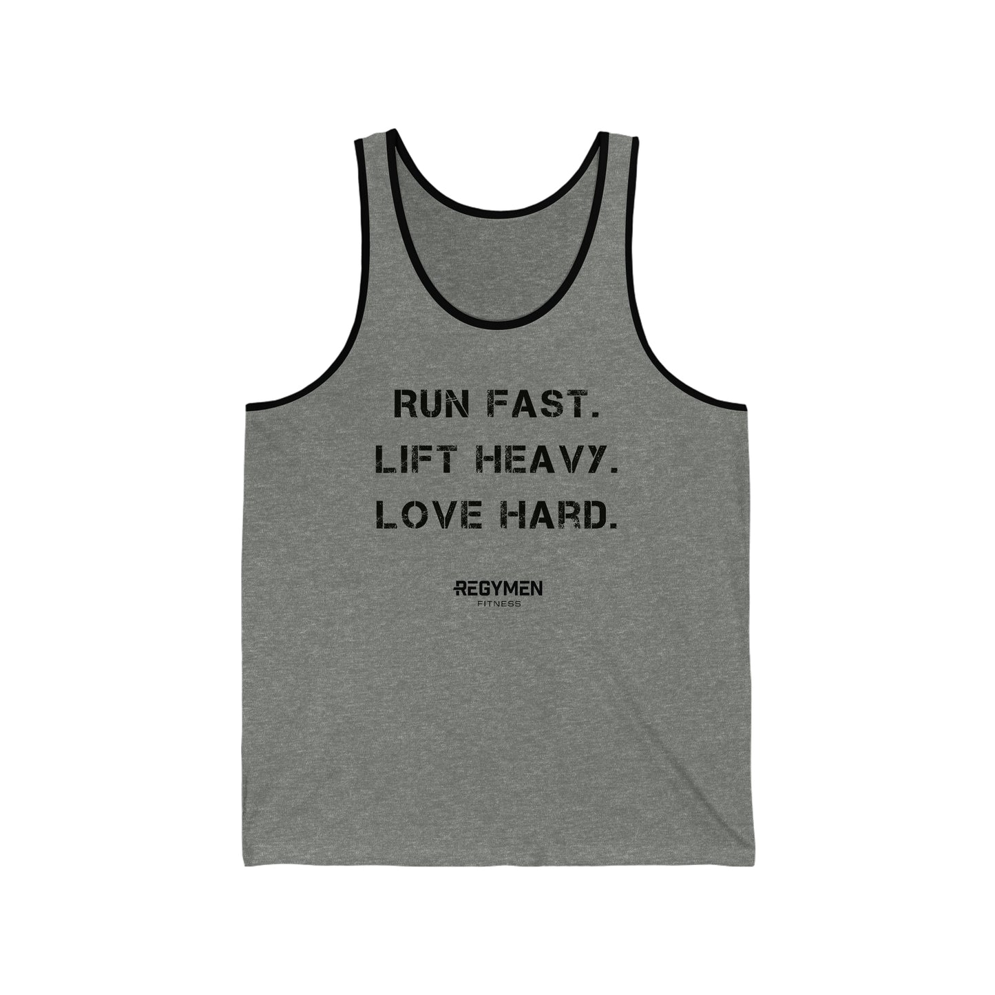 Run, Lift, Love - Unisex Jersey Tank