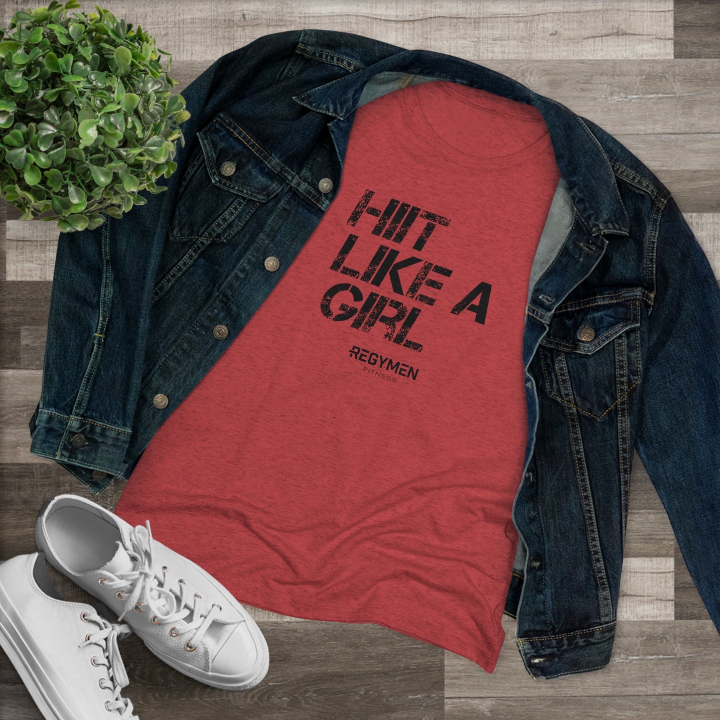 HIIT Like a Girl - Women's Triblend Tee