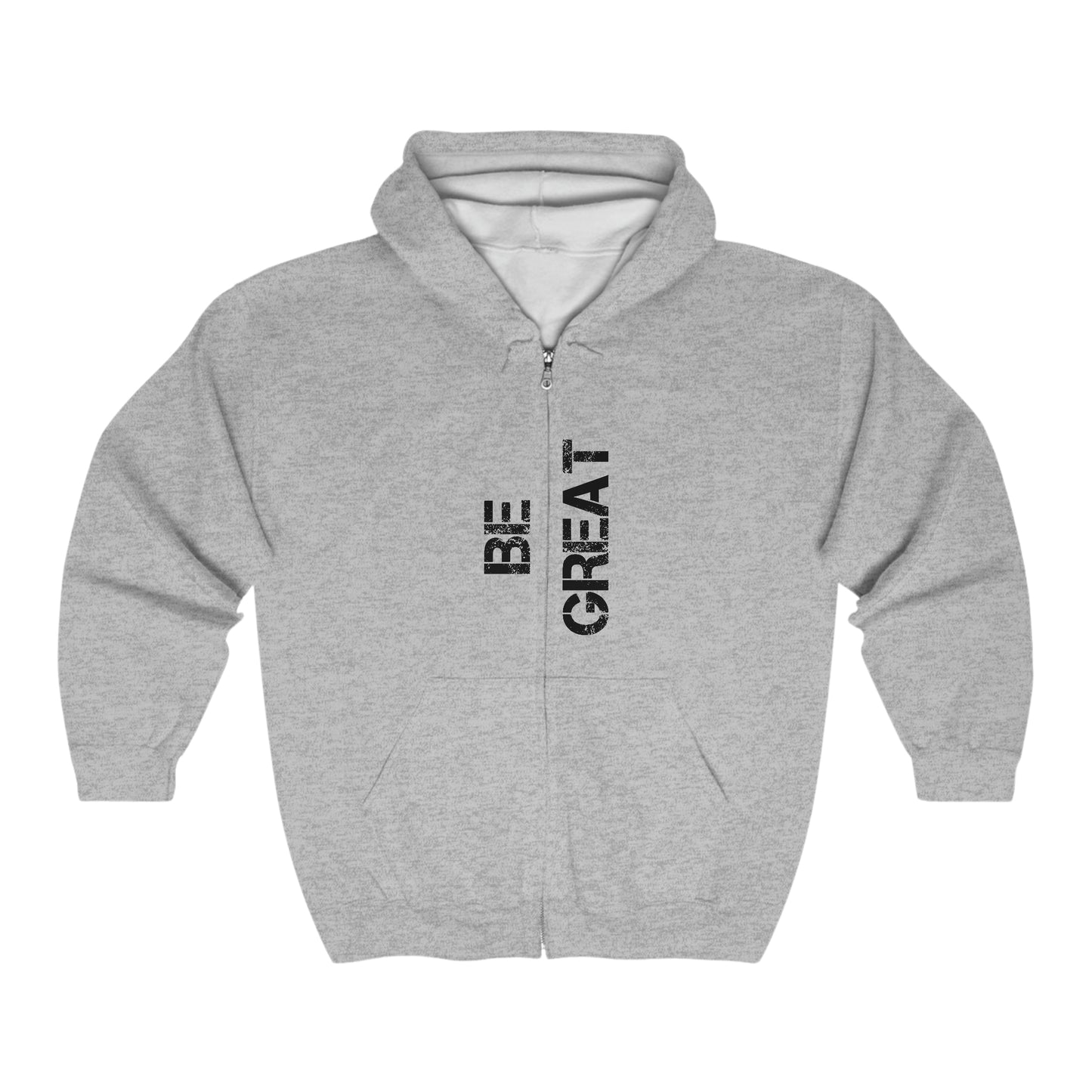 BE GREAT Unisex Heavy Blend™ Full Zip Hooded Sweatshirt