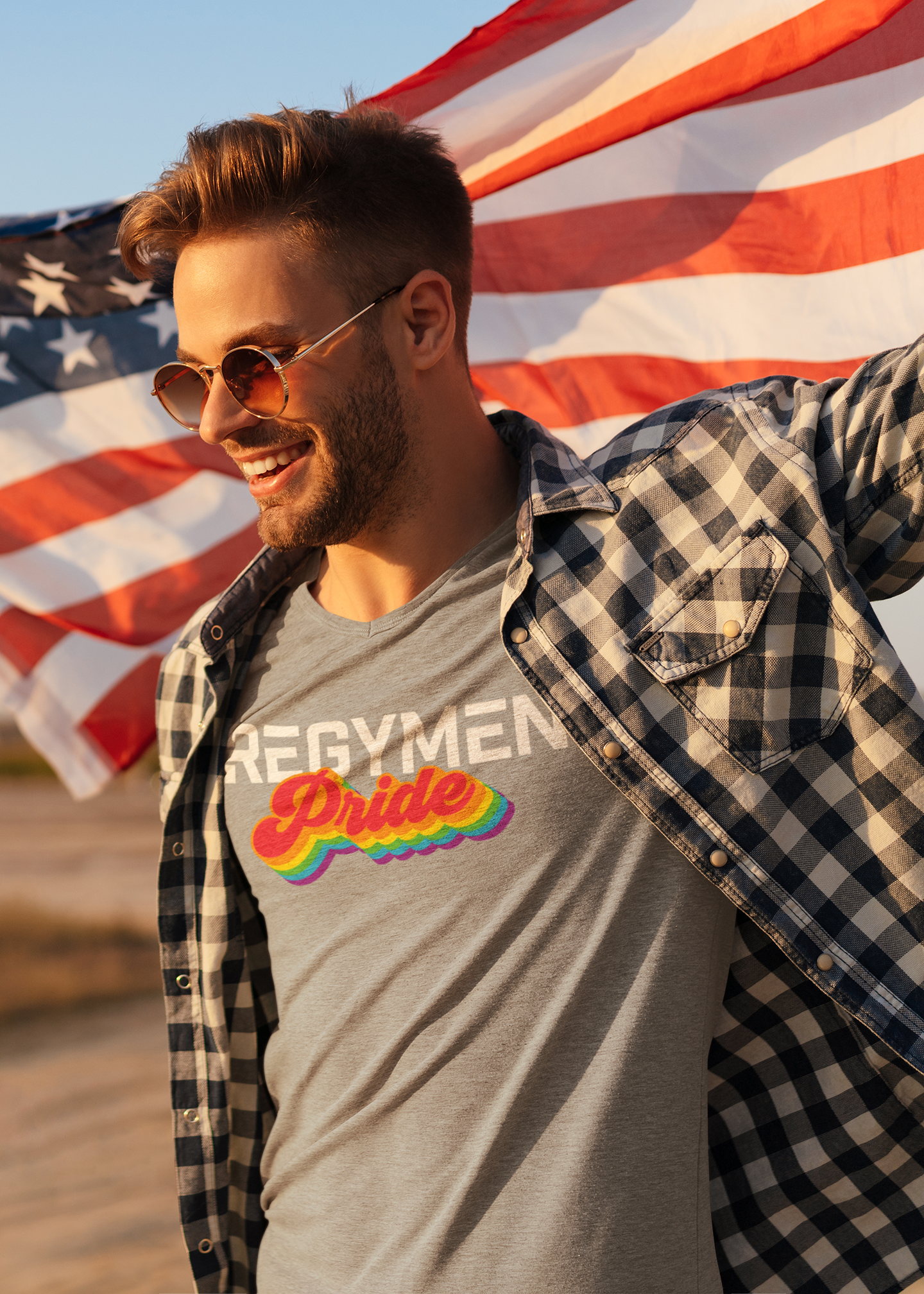 Regymen-PRIDE -Unisex Tri-Blend Crew Tee