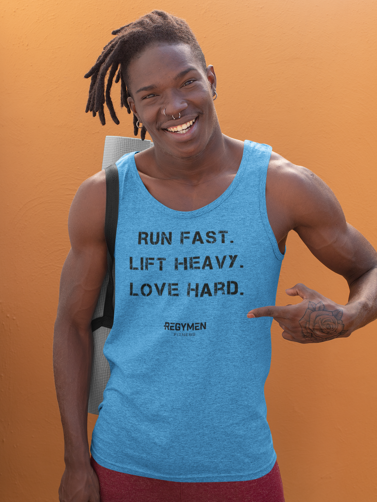 Run, Lift, Love - Unisex Jersey Tank