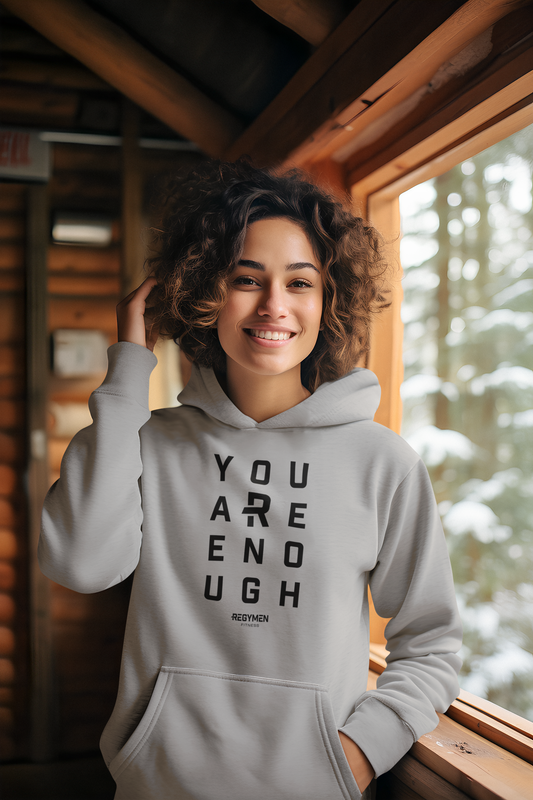 YOU R ENOUGH Unisex Sponge Fleece Pullover Hoodie